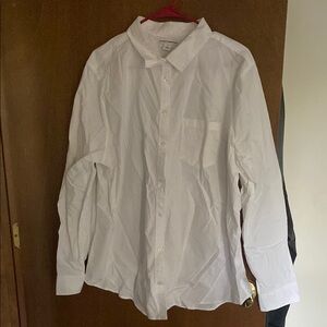 Amazon Essentials White Dress Shirt XXL – 100% Cotton
